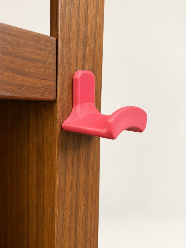 Gancho de pared rosado
